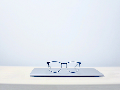 Glasses Sitting on Laptop White adobe photoshop ahmed ahmedsharifkhannoor design glasses glasses sitting on laptop white laptop photoshop