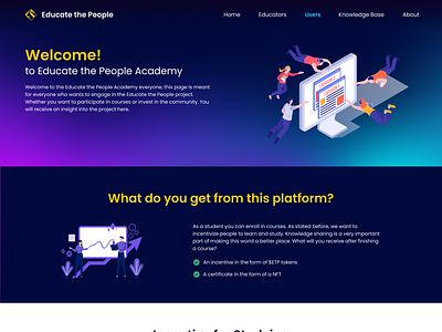 Education Website For