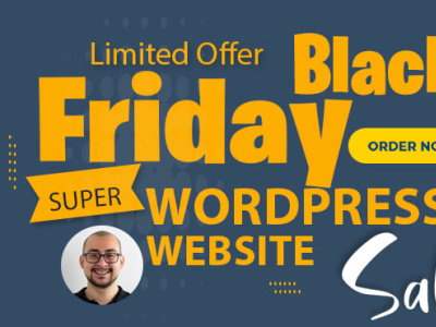 Black Friday Offer to Design Your Wordpres Website divi elementor fiverr hire me martfury webdesign website woocommerce wordpress