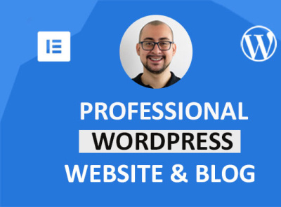 I will design professional modern wordpress website or blog site blocksy blog blogwebsite elementor fiverr hire me webdesign website wordpress