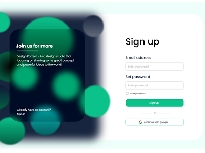 Sign up design dibbble explore icon page typography ui ux web xd design