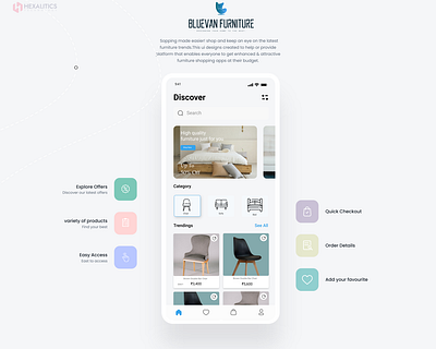 Furniture appliction design dibbble mobile design ui ux xd design