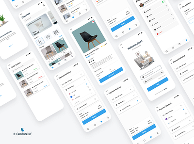 Furniture Mobile Application application branding design dibbble explore graphic design illustration logo ui xd design