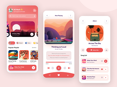 Music App Design