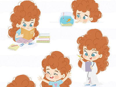 Chloe - character design character design children book illustration childrens book cute illustration digital illustration illustration kidlitart