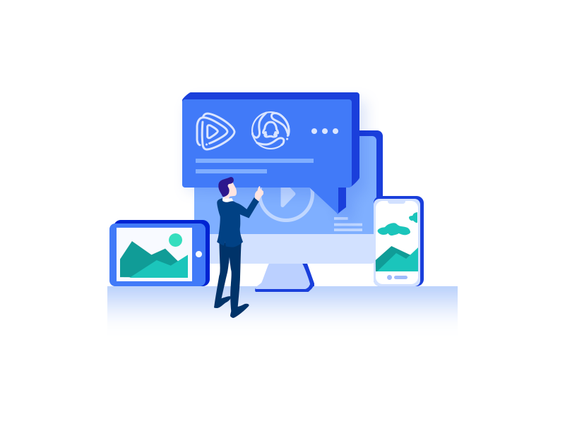 media resources by Danayang on Dribbble