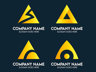 pyramid logos business business logo company design geometric geometric design geometry logo logo design triangle triangle logo vector yellow yellow logo
