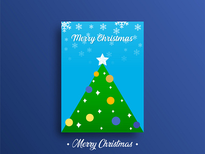 christmas card 2 blue card christmas design illustration merry merrychristmas stars vector