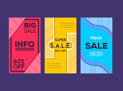 discount labels blue blues card company design info red sale vector yellow