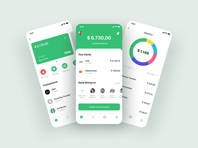 Mobile Bank App Concept