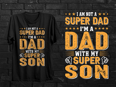 Dad Typography T-shirt Design