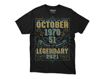 Vintage t-shirt design design graphic design illustration legend t shirt t shirt design vector vintage