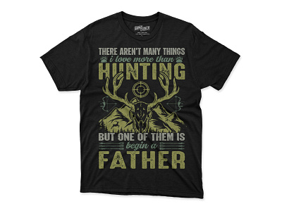 Hunting father t-shirt design branding deer father fathers day graphic design gun hunting hunting t shirt illustration t shirt t shirt design vector