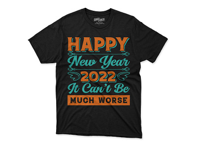 Happy new year 2022 t-shirt design abstract logo branding design free graphic design happy new year happy new year 2022 illustration logo new year 2022 t shirt t shirt design t shirt design free t shirt design mokup