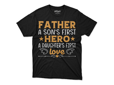 Father, Son, and Daughter T-shirt design