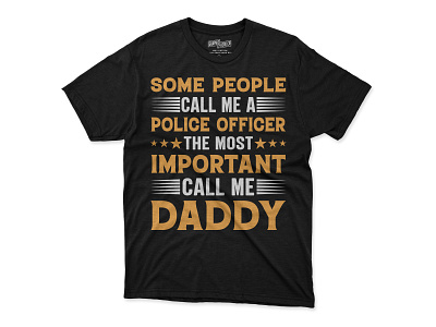 Daddy typography t-shirt design