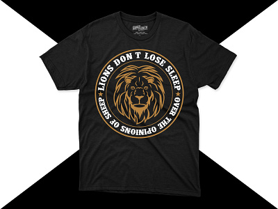 Lion t-shirt design