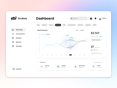 FinWeb - web app for financial management