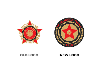FK Sloboda Tuzla | Logo Redesign football logos graphic design logo logo redesign vector