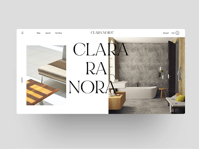 Web design concept for furniture company
