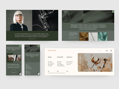 Ecommerce website design branding design flat layout minimal typography vector web webdesign