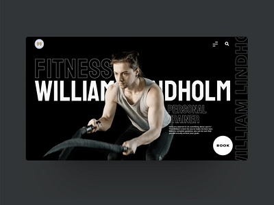 Personal trainer website design