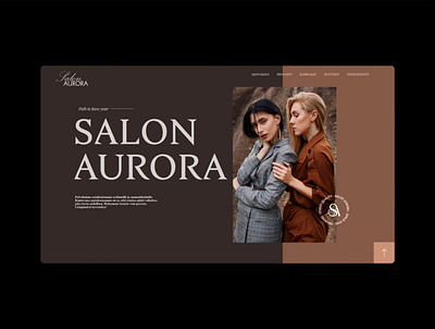 Beauty & hairsalon website design branding design flat layout logo minimal typography ui ui design vector web webdesign wordpress