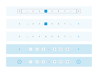 Daily UI Design Challenge 17/100 – Pagination component block