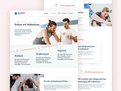 Diagnose Berlin - Website Redesign branding design front-end graphic minimal responsive ux web design