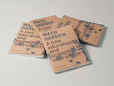 Math Garden thesis cover graphic design print