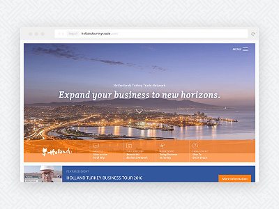 Holland Turkey Trade holland identity modular netherlands responsive ui design visual design web design