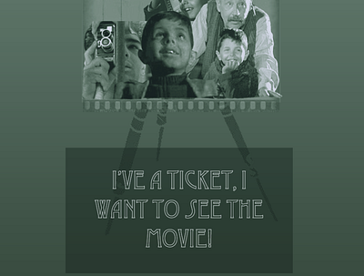 I have a ticket! I want to see the movie cinemaparadiso collage collageart movie