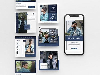 Fashion social media template