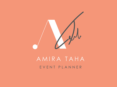 Personal Logo for an Event planner branding design flat illustration logo minimal vector