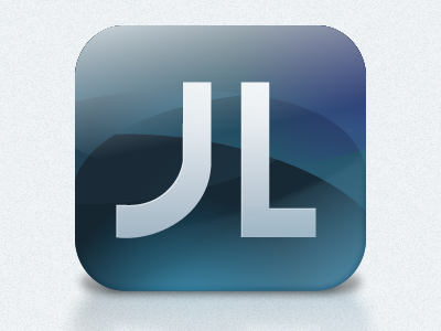 Jonathlee.com glossy icon jl jonathlee logo