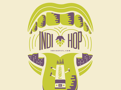 IndiHop beer festival poster