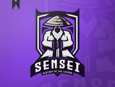 Mascot Logo Sensei (for Sale) design logo vector