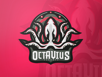 Mascot Logo Octavius design illustration logo