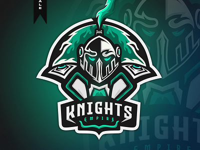 Logo Knights Empire design illustration logo