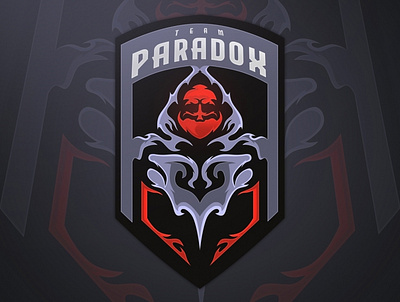 Team Paradox design illustration logo vector