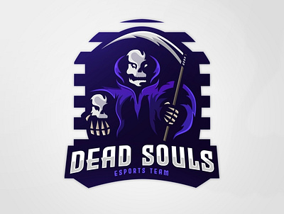 Death Souls design illustration logo vector