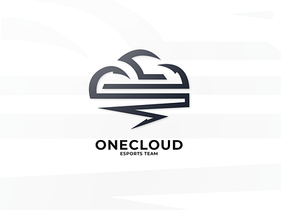 OneCloud Simple Logotype 2021 design illustration logo vector
