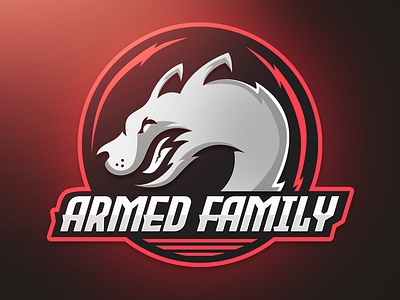 Armed Family Mascot logotype