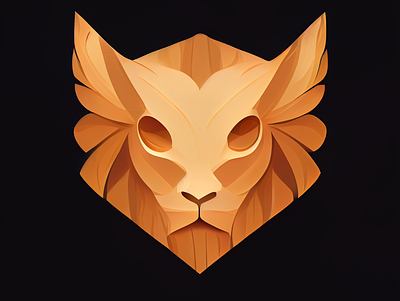 Lion Logo design game logo