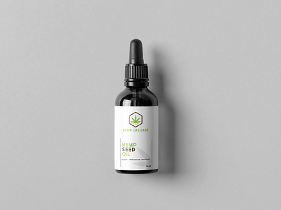 Hemp Seed Oil branding creative design hemp hemp oil label packaging