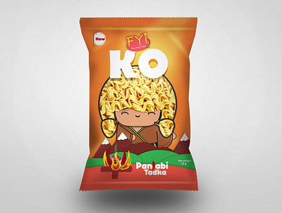 Noodle Packaging concept art creative design food food and drink food illustration illustration maggie noodle package packaging design vector