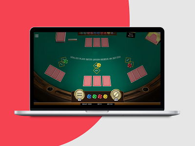 Three Card Poker {Online} baccarat branding concept art creative design gambling poker game portfolio responsive roulette three card poker three card poker typography ui design