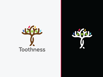 Toothness branding colors concept art creative design icon logo logo design typography