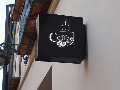 coffee bar logo design