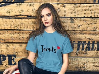 Simple typography t-shirt design blue t shirt design t shirt mockup typogaphy